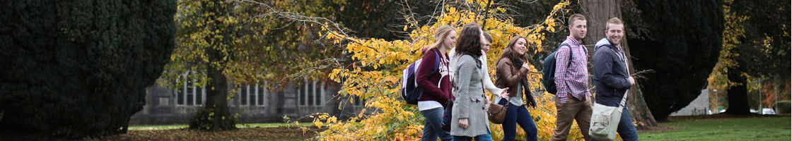 Students Walking on South Campus - Maynooth University