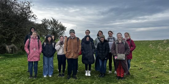 ICH Students at Teach Mídchuarta at the Hill of Tara